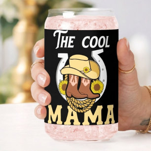 The Cool Mama   Mother’s Day Unique Can Glass