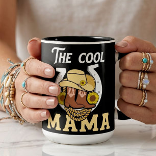 The Cool Mama Western Mother’s Day Unique Two-Tone Coffee Mug