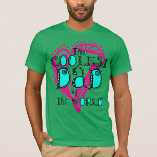 The Coolest Dad of The World Teen Writing Tee