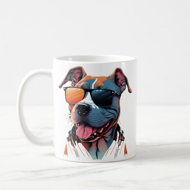 The coolest dog in the world coffee mug (Left)