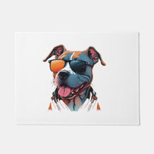 The coolest dog in the world doormat