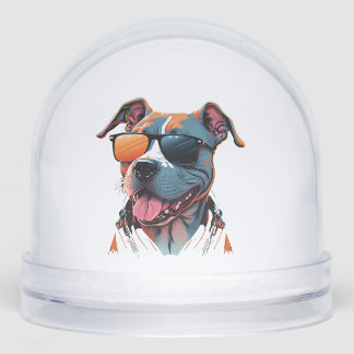 The coolest dog in the world snowglobe