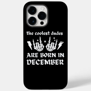 THE COOLEST DUDES ARE BORN IN DECEMBER birthday    Case-Mate iPhone 14 Pro Max Case