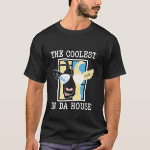 The Coolest Goat In Da House Funny Cool Dad Goat S T-Shirt