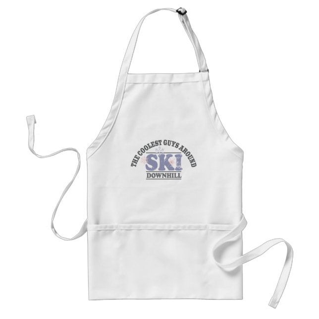 The Coolest Guys Around Ski Downhill Standard Apron (Front)