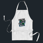 The Coolest People on Earth Live in Danville Standard Apron<br><div class="desc">This design features bold, layered text with the phrase "The Coolest People on Earth Live in Danville" in a striking cool color palette. A globe graphic, integrated with coordinating blue and green blocks, symbolizes the city's global appeal. The design is suitable for showcasing local pride, as it boldly declares Danville's...</div>