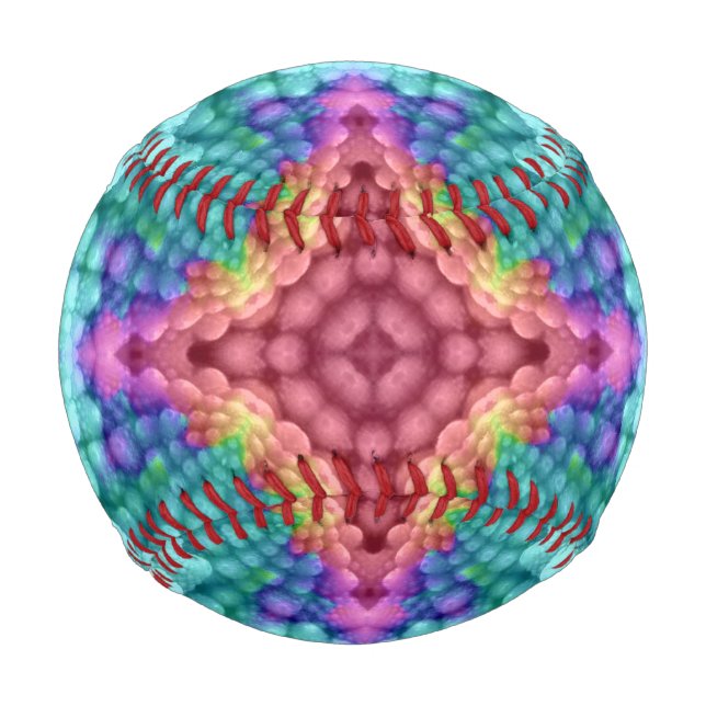 The Coolest  Vintage Kaleidoscope Baseball (Front)