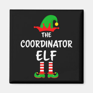 The Coordinator Elf Matching Family Christmas  Magnet