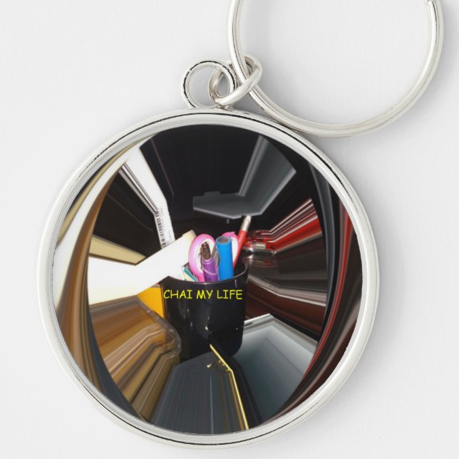 The Core of the Hustle | Office Essentials Keychai Key Ring (Front)