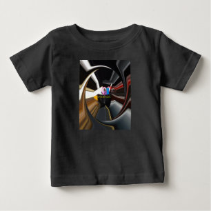 The Core of the Hustle   Spinning Office Essential Baby T-Shirt