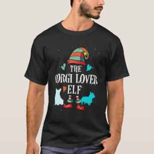 The Corgi Elf Christmas Matching Group T-Shirt