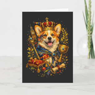 The Corgi King Holiday Card