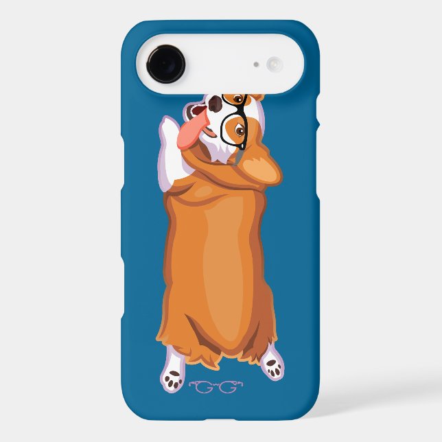 The Corgi Sploot Case-Mate iPhone Case (Back)