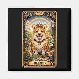 The Corgi Tarot Card Magnet