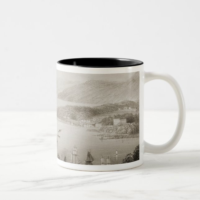 The Cork River from below Glanmire Road Two-Tone Coffee Mug (Right)