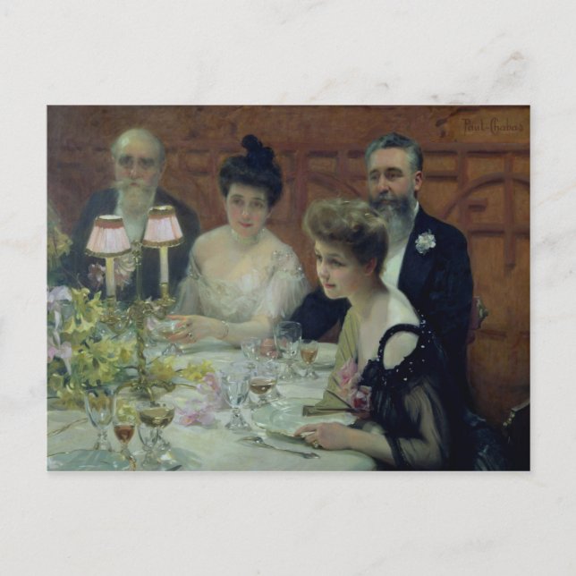 The Corner of the Table, 1904 Postcard (Front)