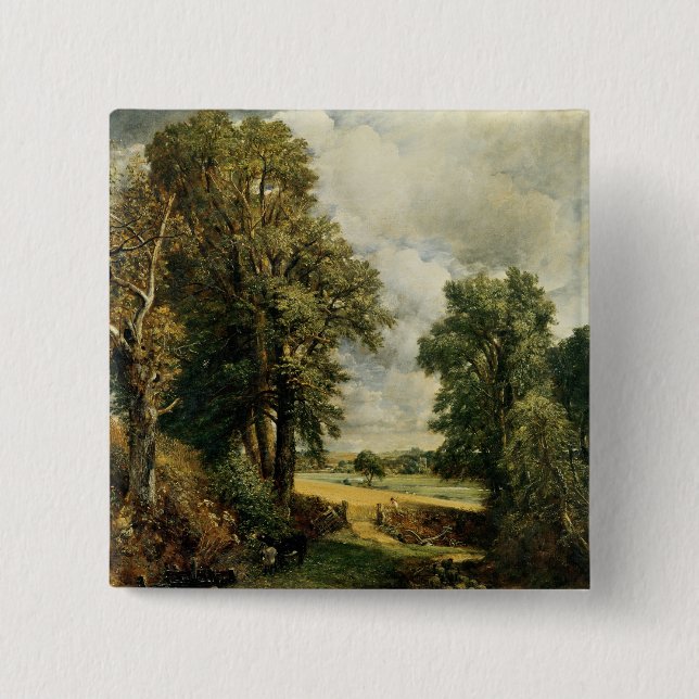The Cornfield, 1826 15 Cm Square Badge (Front)