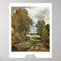 The Cornfield By John Constable