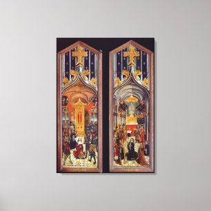 The Coronation of David and Louis XII  1501 Canvas Print
