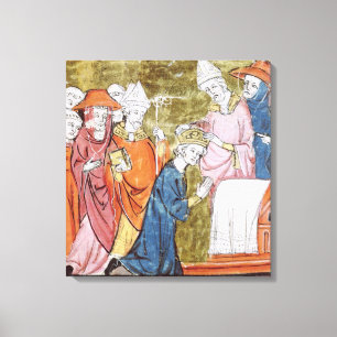 The Coronation of Emperor Charlemagne Canvas Print