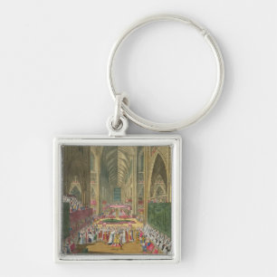 The Coronation of King James II (1633-1701) from a Key Ring