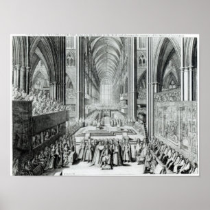 The Coronation of King James II  c.1685 Poster