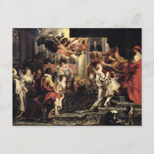 The Coronation of Marie de Medici  at St. Postcard