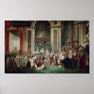 The Coronation of Napoleon and Josephine Poster