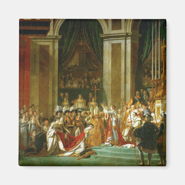 The Coronation of Napoleon, Jacques-Louis David Magnet (Front)