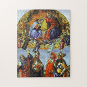 The Coronation of the Virgin by Botticelli Jigsaw Puzzle