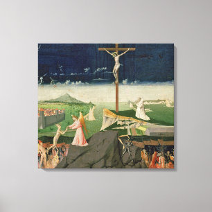 The Coronation of the Virgin, completed 1454 Canvas Print