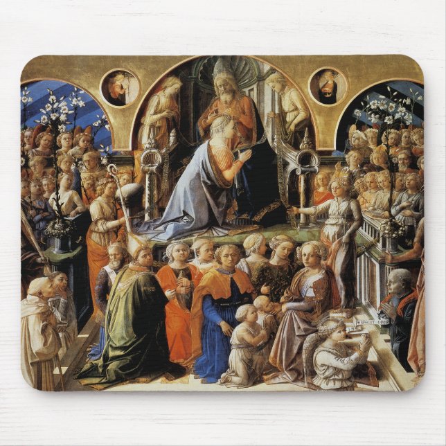 The Coronation of the Virgin Mouse Pad (Front)