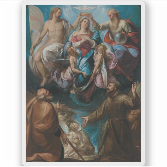 The Coronation of the Virgin with Joseph&Francis (Front)