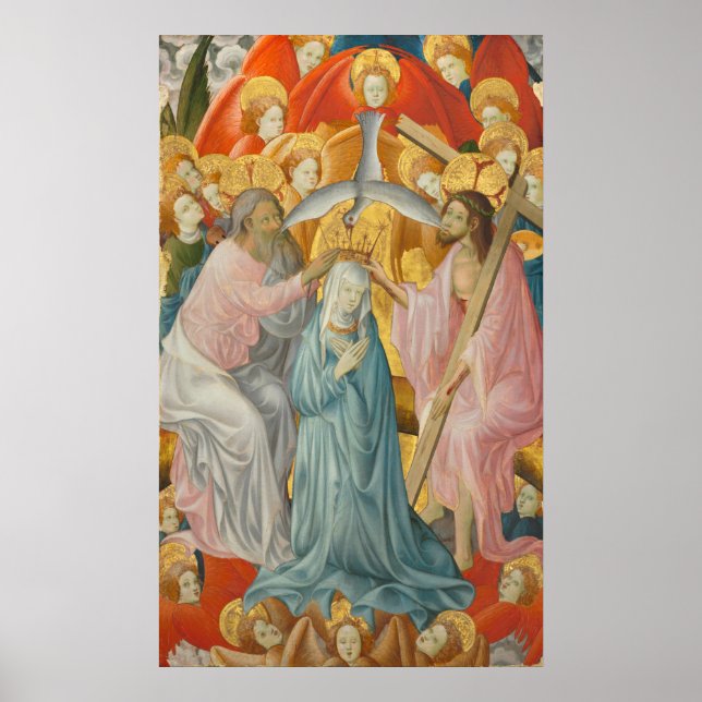 The Coronation of the Virgin with the Trinity Oil Poster (Front)