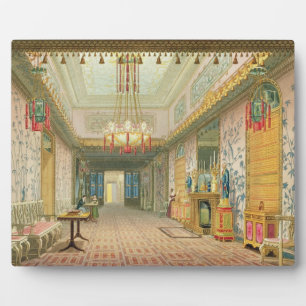 The Corridor or Long Gallery in its Final Phase, f Plaque