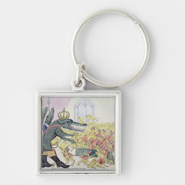 The Corsican Crocodile Key Ring (Front)