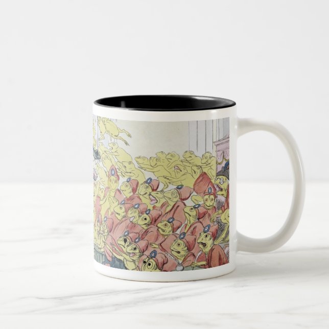 The Corsican Crocodile Two-Tone Coffee Mug (Right)