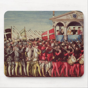 The Cortege of Drummers and Soldiers Mouse Pad