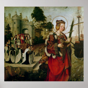 The Cortege of the Relics of St. Auta Poster