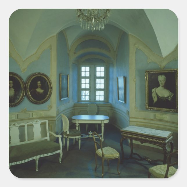 The Cosel Room, Burg Stolpen, c.1100 Square Sticker (Front)