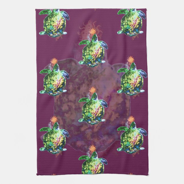 The Cosmic Colour Bringer Tea Towel (Vertical)