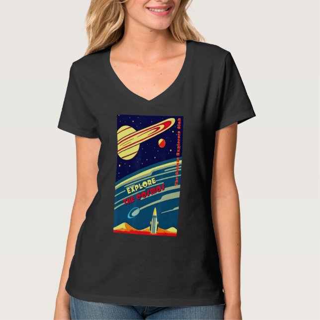 The Cosmic Explorers Club Explore The Cosmos (#10) T-Shirt (Front)