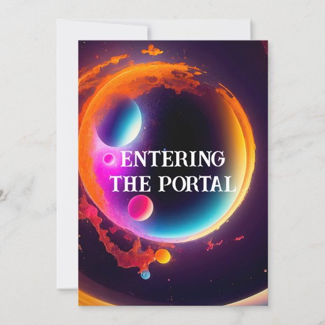 THE COSMIC PORTAL INVITATION (Front)
