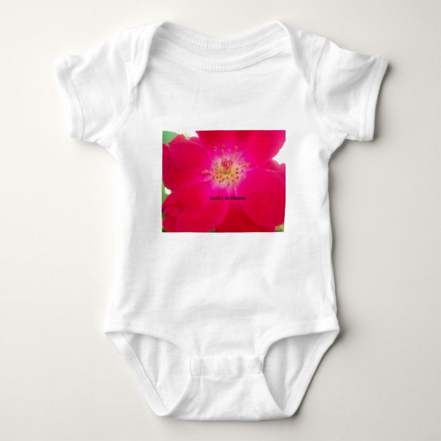 The Cosmic Rose: Nature's Deception Design Baby Bodysuit (Front)