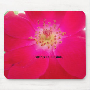The Cosmic Rose: Nature's Deception Design Mouse Pad