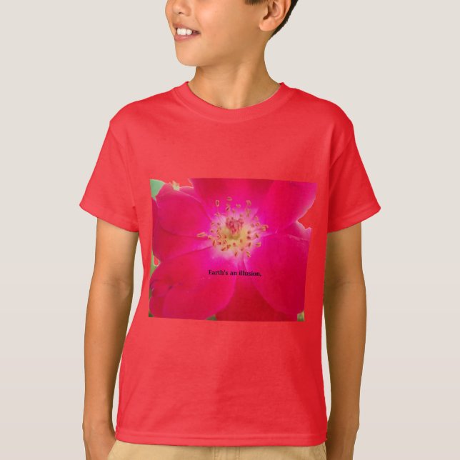 The Cosmic Rose: Nature's Deception Design T-Shirt (Front)