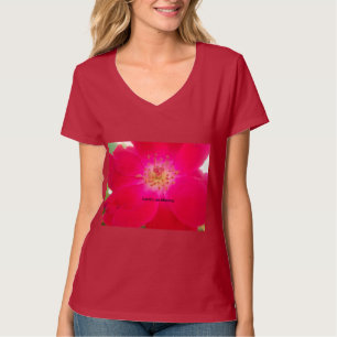 The Cosmic Rose: Nature's Deception Design T-Shirt