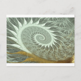 The Cosmic Spiral - Sacred Geometry Golden Spiral Postcard