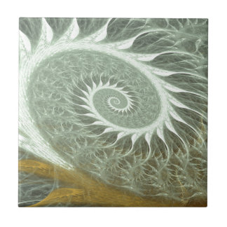 The Cosmic Spiral - Sacred Geometry Golden Spiral Tile