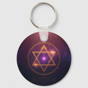 The Cosmic Star of Enlightened Balance Key Ring